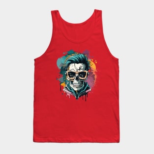 skull head bone Tank Top